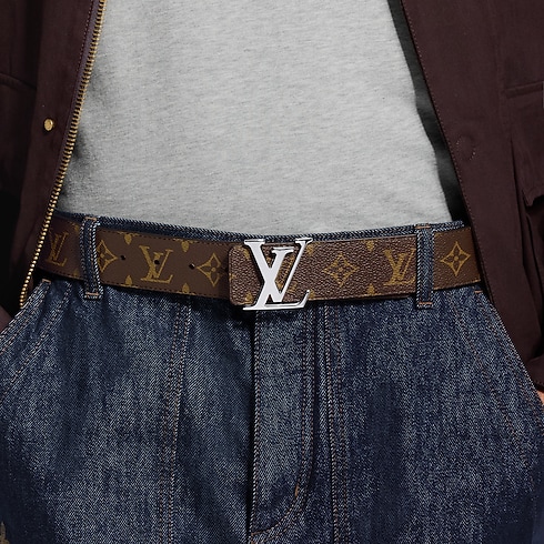 Monogram Midnight Accessoires Ceintures LV initiales Monogram Midnight 40mm Reversible Belt | Louis Vuitton ® (Zoom produit)