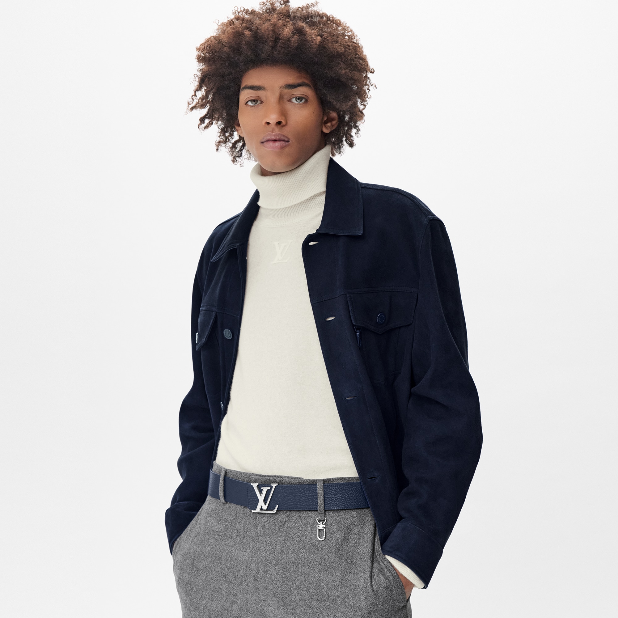 Taurillon Leather Accessories New This Season LV Initiales Taurillon 40mm Reversible Belt | Louis Vuitton ® (Product zoom)