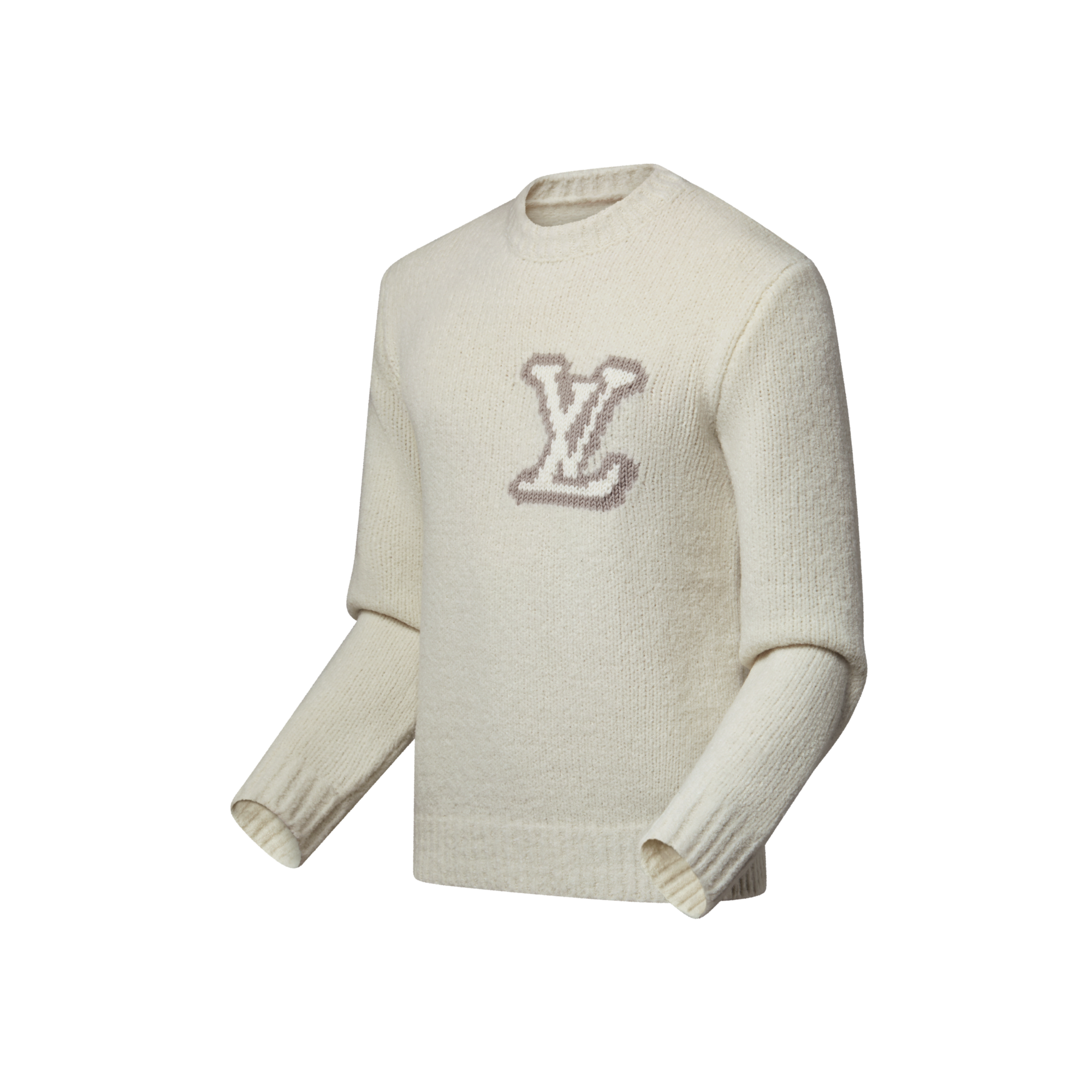  Ready-to-Wear All Ready-to-Wear LV Intarsia Crewneck | Louis Vuitton ® (Product zoom)