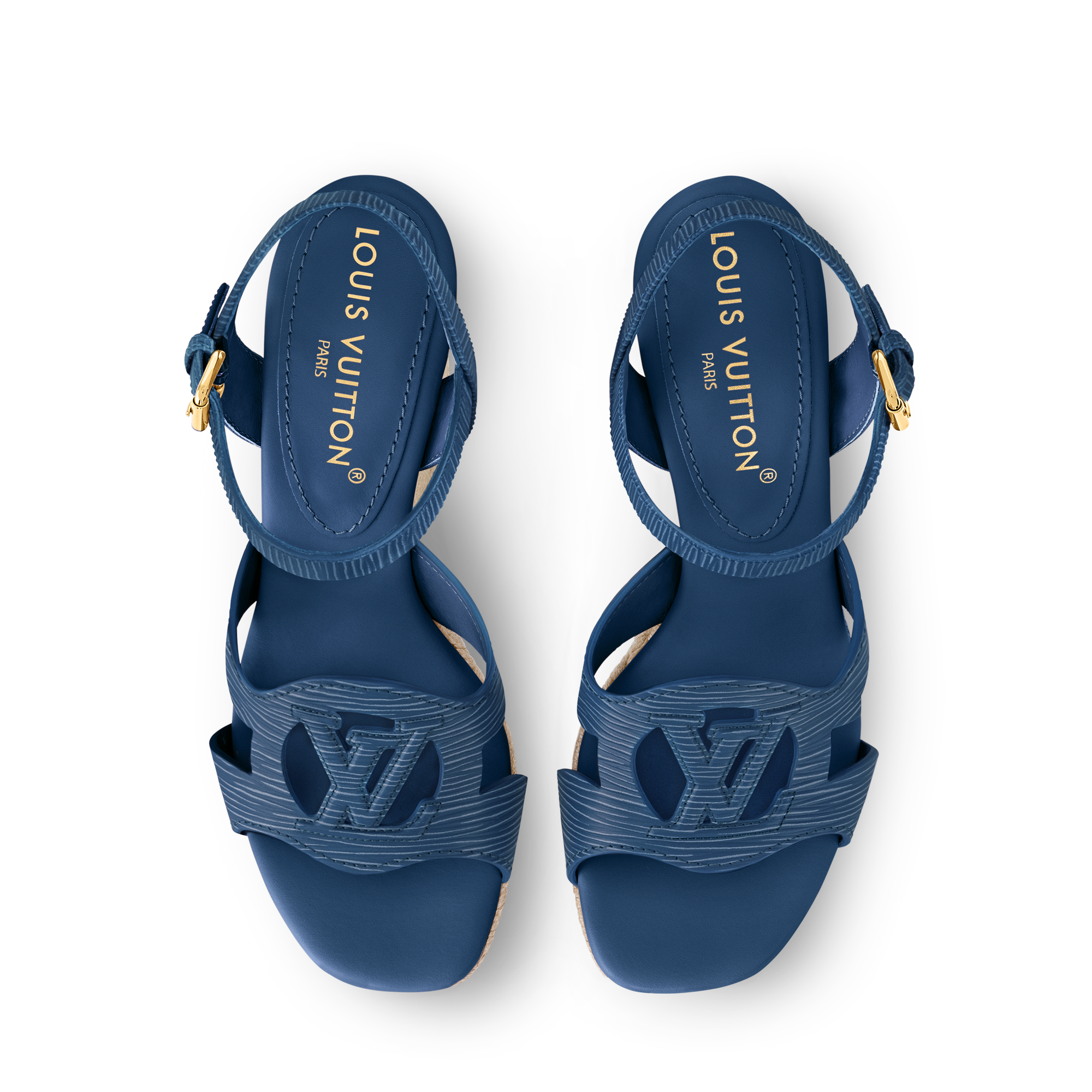  Shoes Sandals and Espadrilles  LV Isola Wedge Espadrille | Louis Vuitton ® (Product zoom)