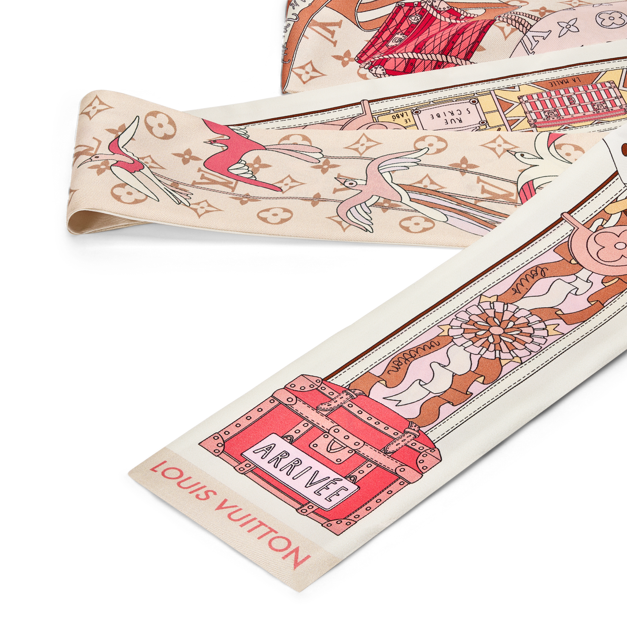 S00 Accessories Silk Squares and Bandeaus  LV Journey Bandeau | Louis Vuitton ® (Product zoom)