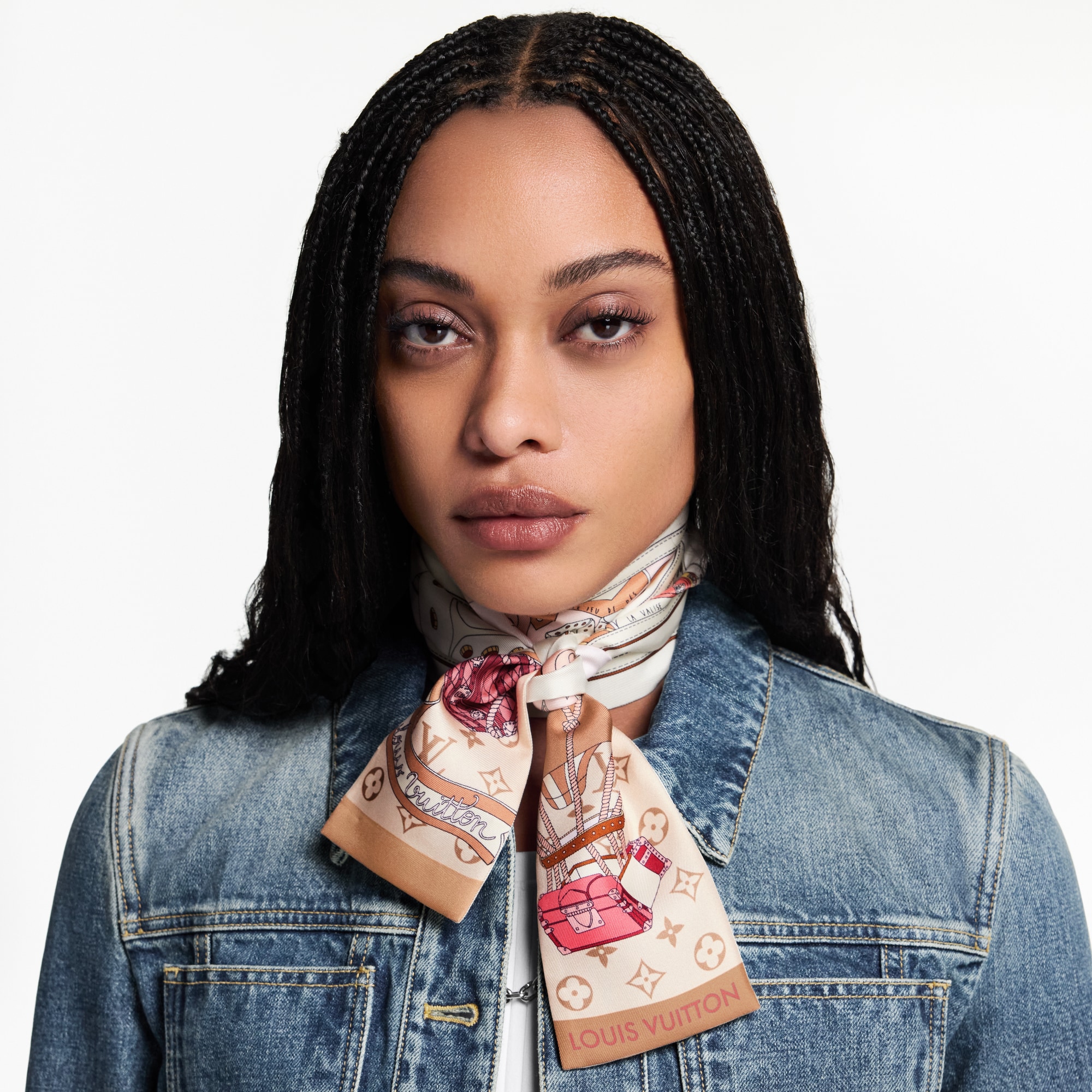 S00 Accessories Silk Squares and Bandeaus  LV Journey Bandeau | Louis Vuitton ® (Product zoom)