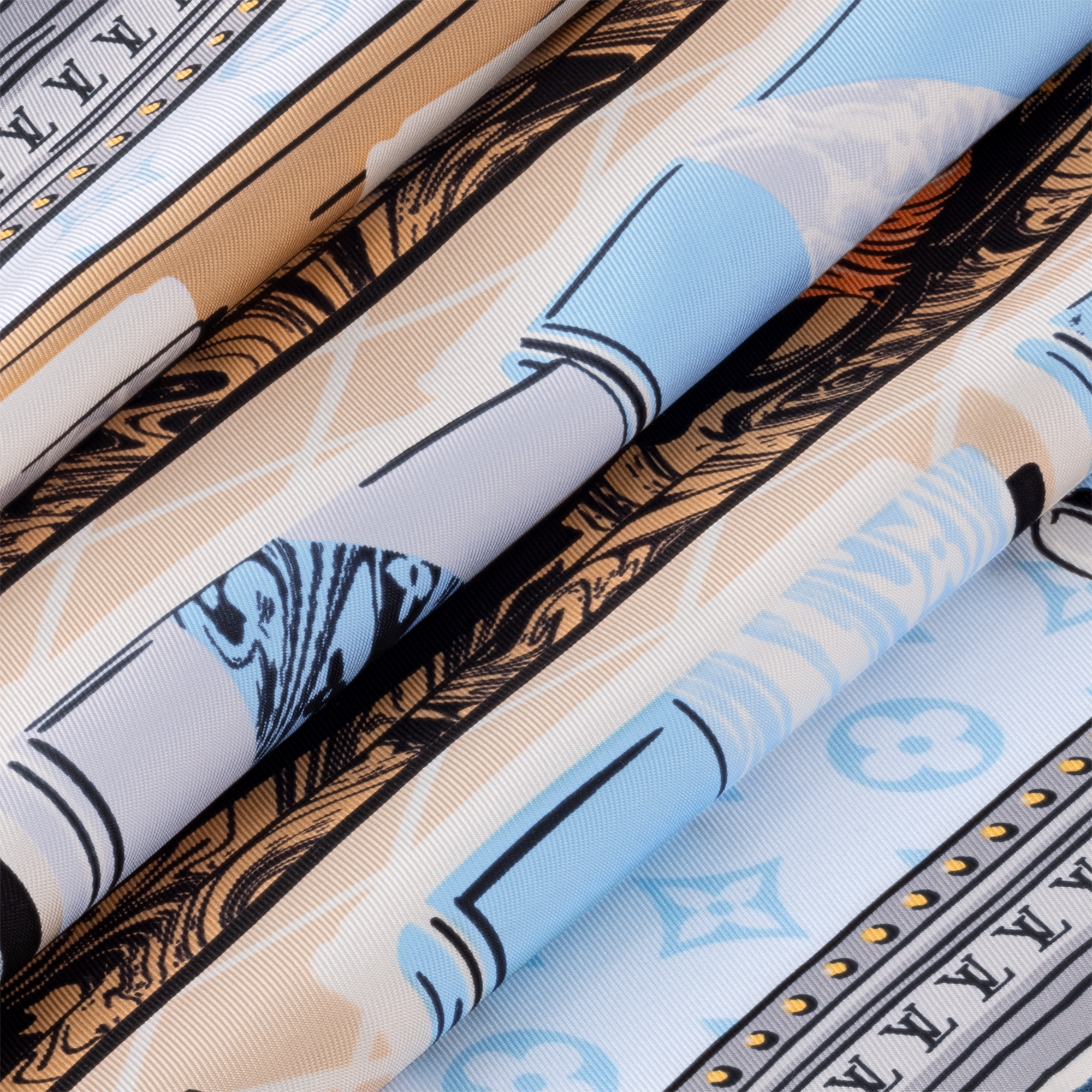 S00 Accessories Silk Squares and Bandeaus  LV Library Square 70 | Louis Vuitton ® (Product zoom)