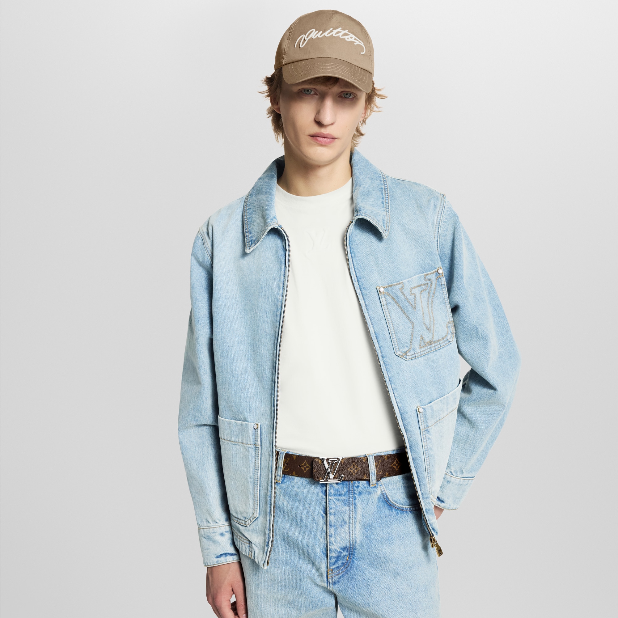 Monogram Accessories Belts LV Line 40mm Reversible Belt | Louis Vuitton ® (Product zoom)