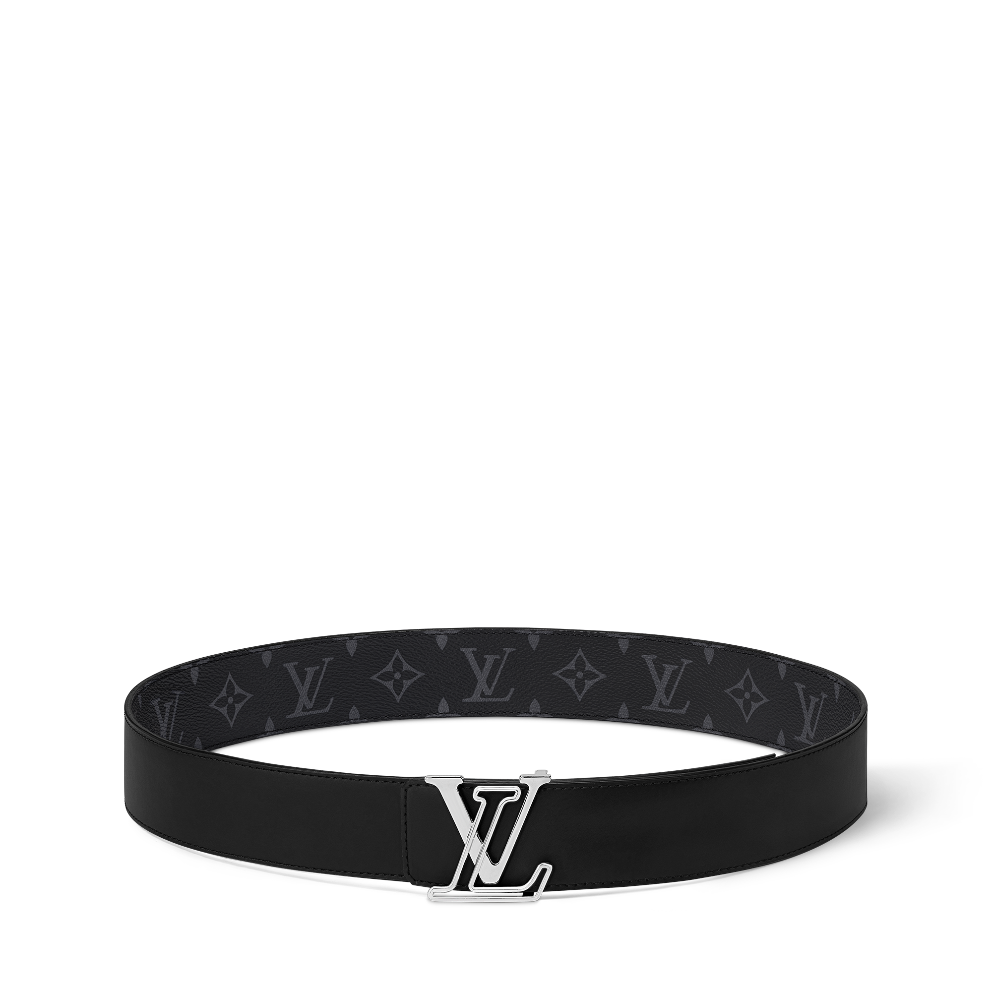 Monogram Eclipse Canvas Accessories Belts LV Line 40mm Reversible Belt | Louis Vuitton ® (Product zoom)