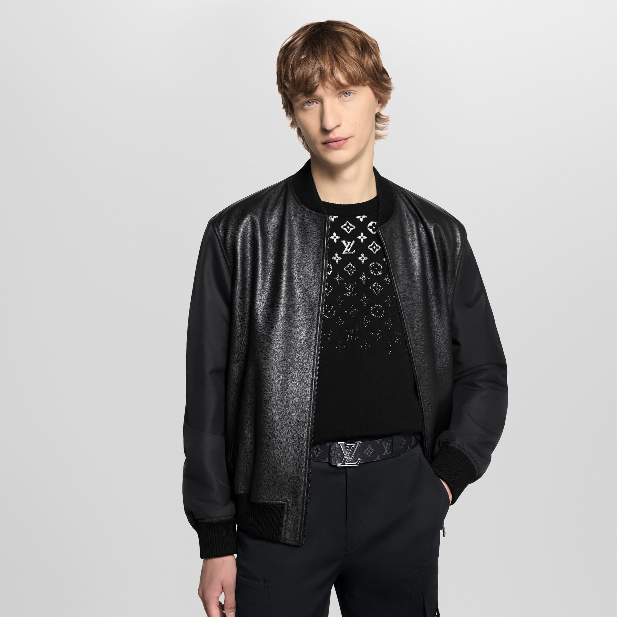 Monogram Eclipse Canvas Accessories Belts LV Line 40mm Reversible Belt | Louis Vuitton ® (Product zoom)