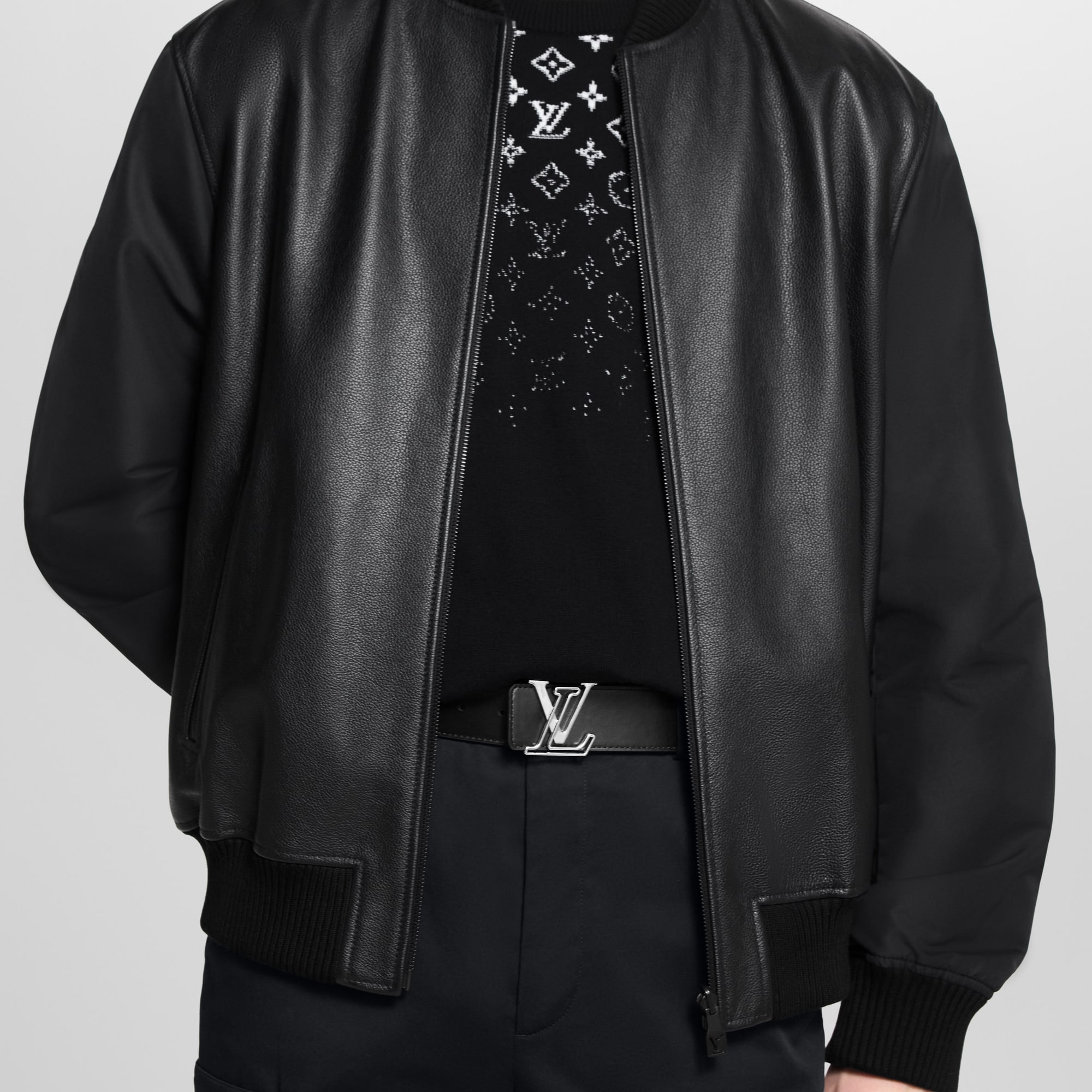 Monogram Eclipse Canvas Accessories Belts LV Line 40mm Reversible Belt | Louis Vuitton ® (Product zoom)