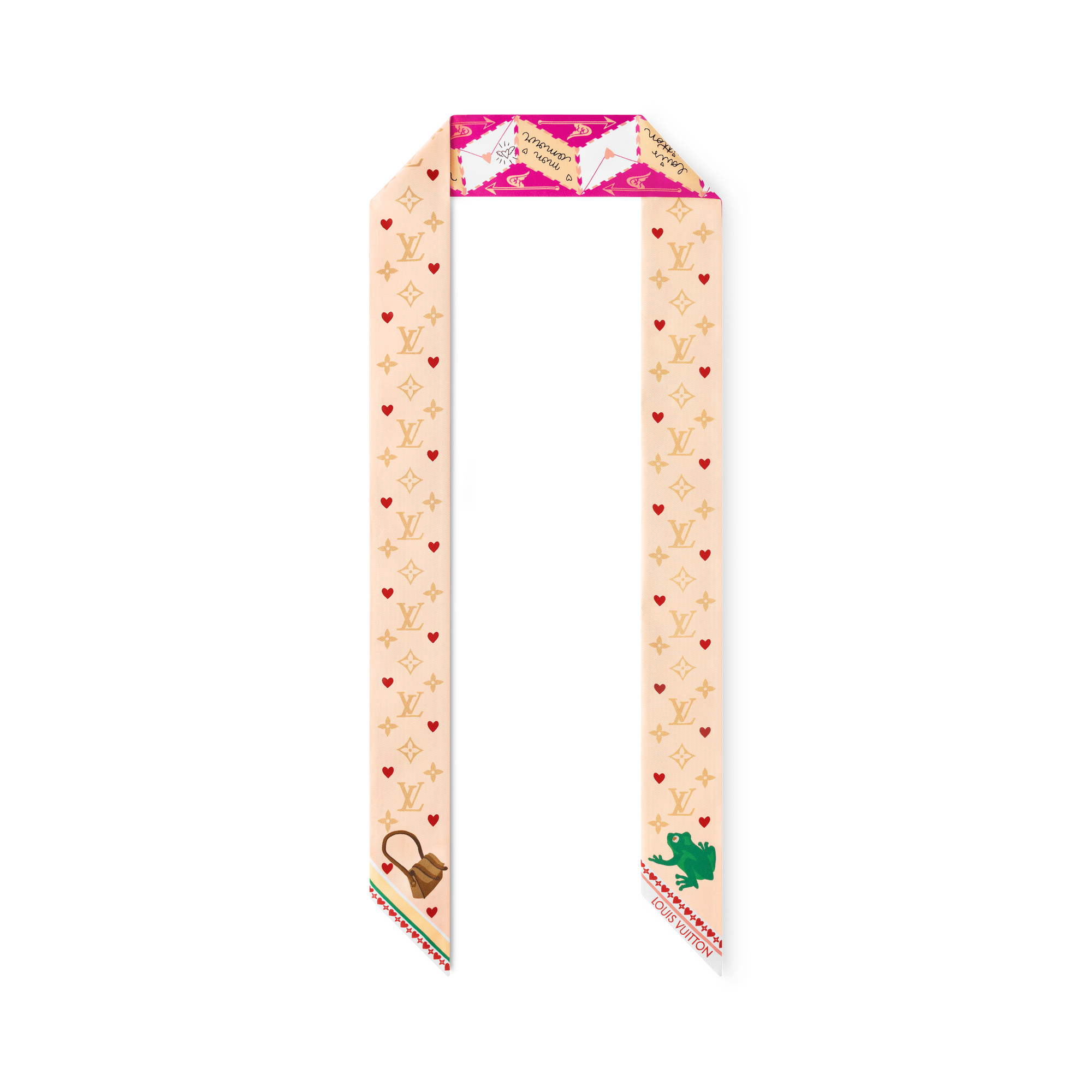 S00 Accessories Silk Squares and Bandeaus  LV Love Letters BB Bandeau | Louis Vuitton ® (Product zoom)