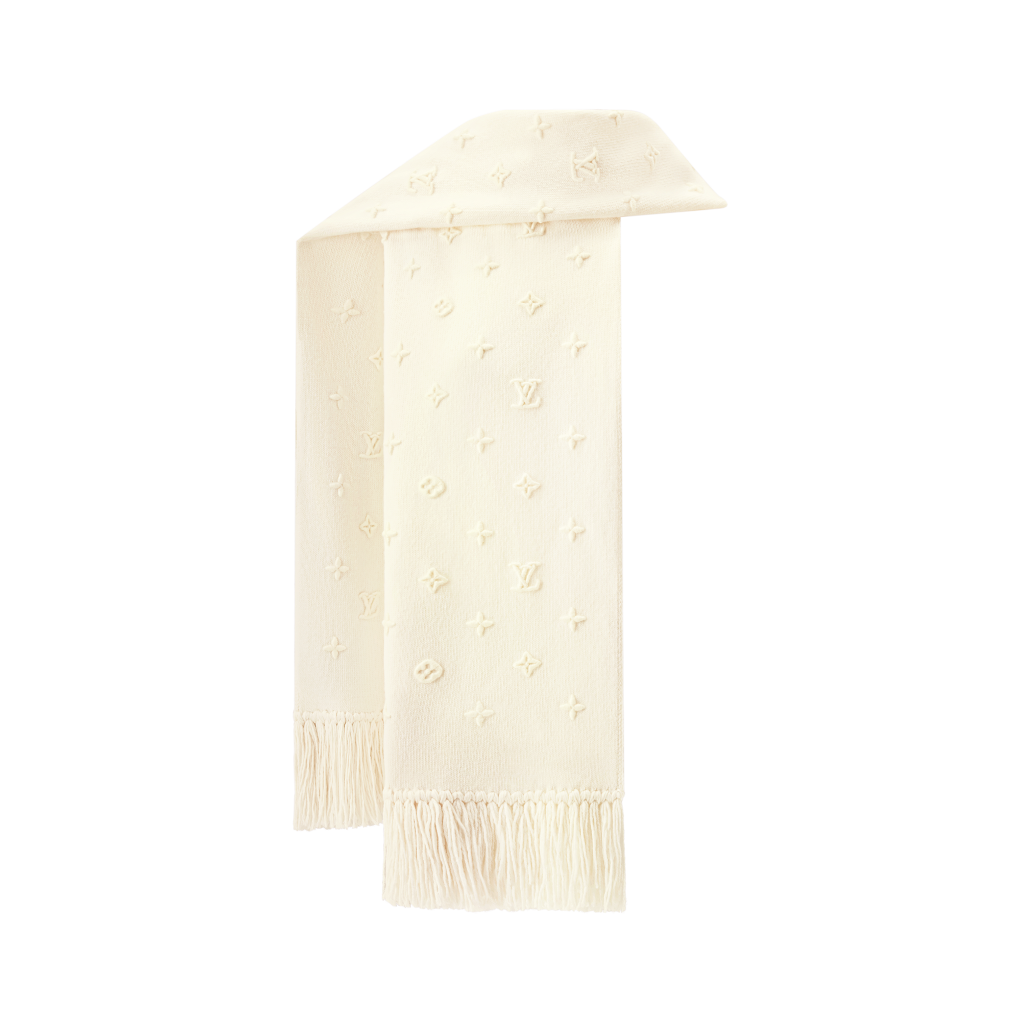 S00 Accessories Scarves  LV Monogram 3D Scarf | Louis Vuitton ® (Product zoom)