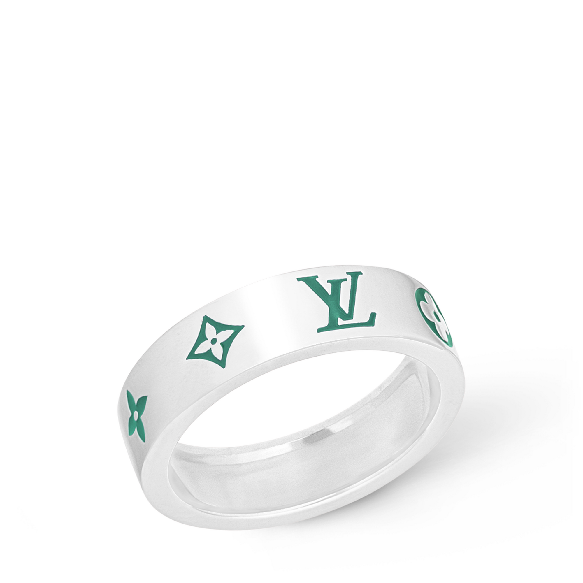 LV Mosaic Thin Ring S00 Men Fashion Jewelry LOUIS VUITTON ®