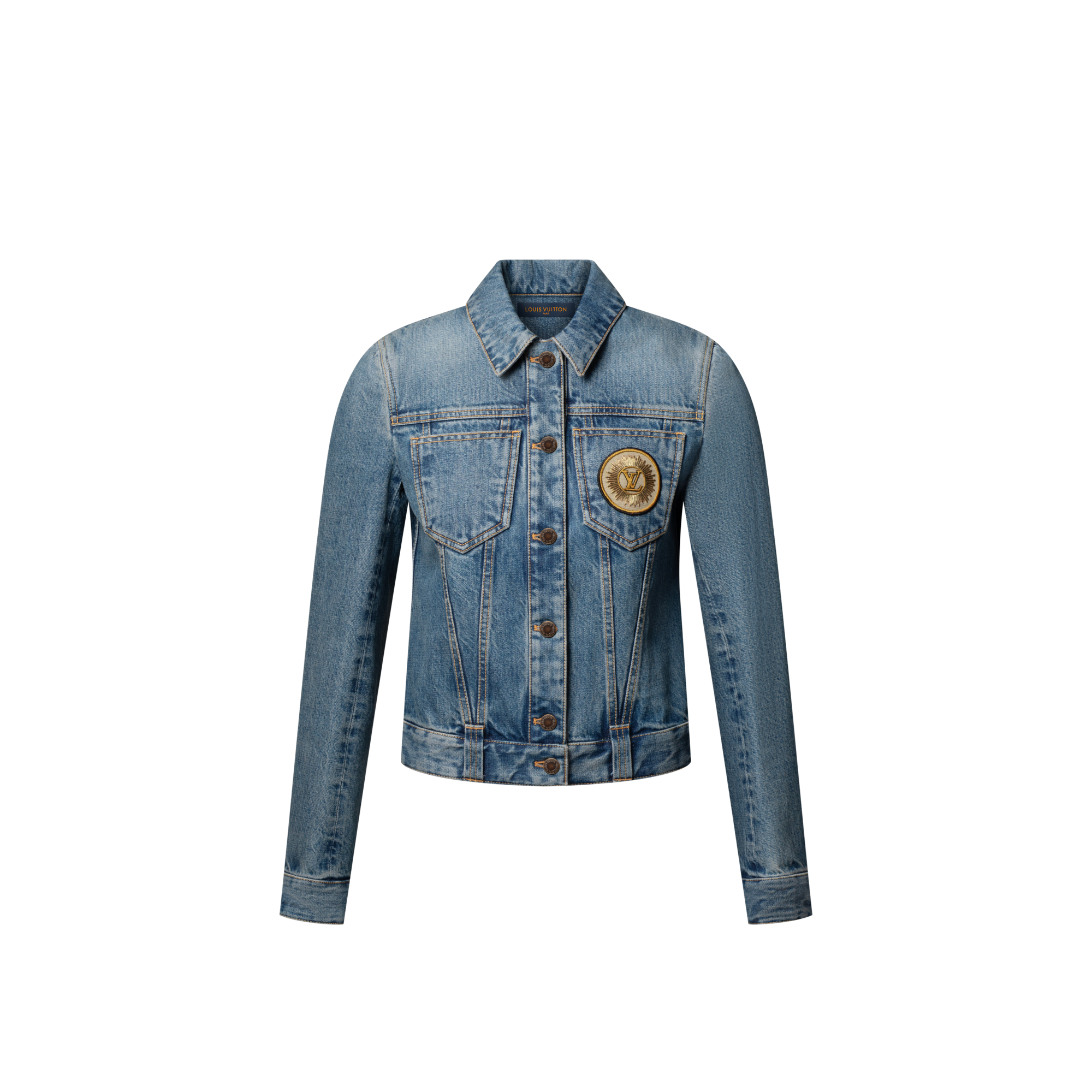  Ready-to-Wear Coats and Jackets LV Patch Denim Jacket
 | Louis Vuitton ® (Product zoom)