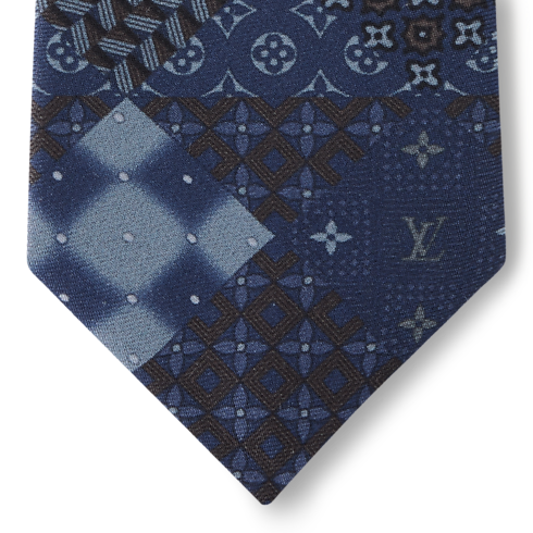 S00 Accessoires Cravates Cravate LV Patchwork | Louis Vuitton ® (Zoom produit)