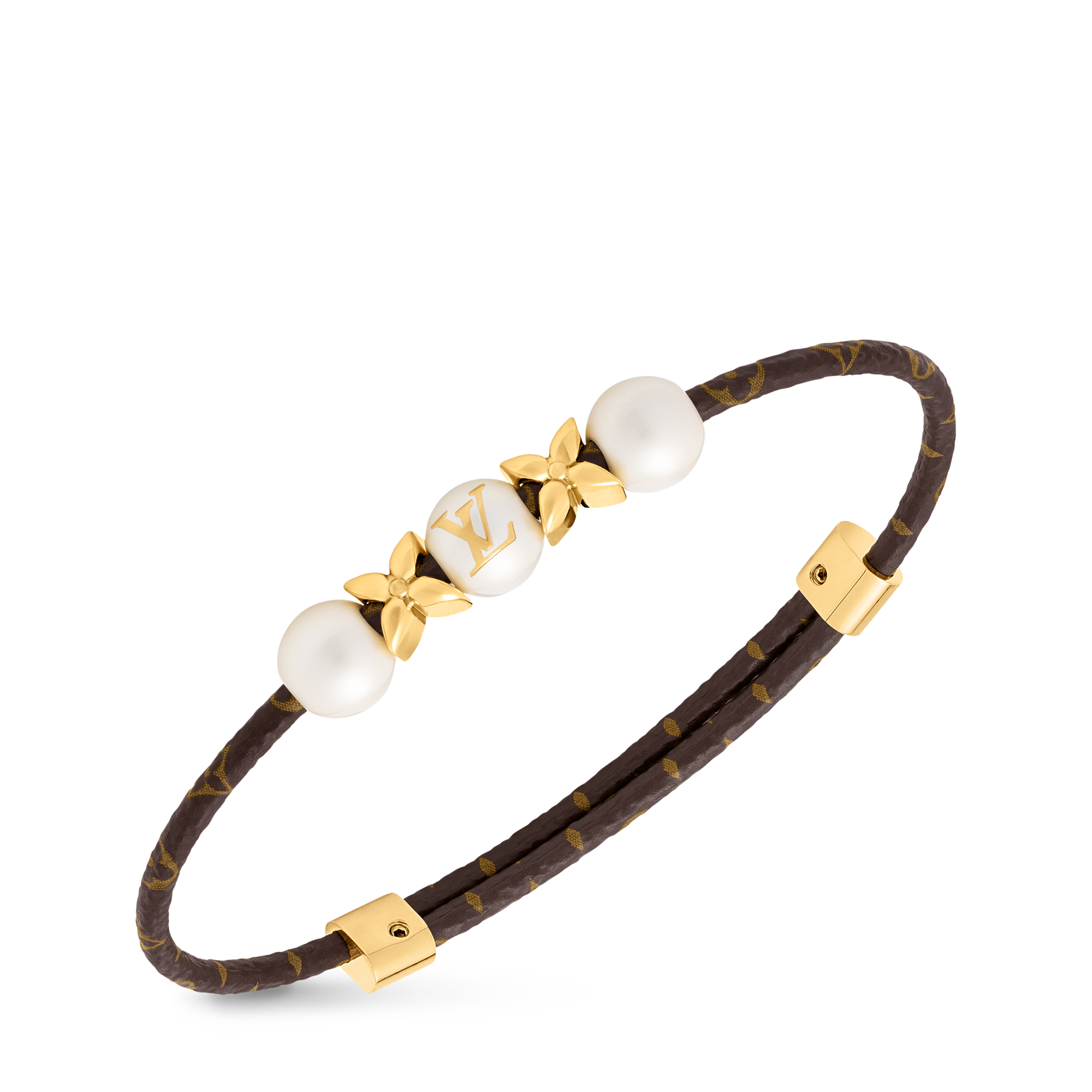 Other Leathers Fashion Jewelry All Fashion Jewelry LV Pearls Mix Bracelet | Louis Vuitton ® (Product zoom)