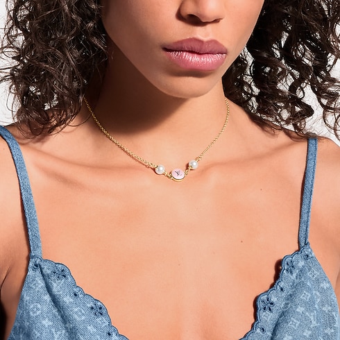 S00 Fashion Jewelry Necklaces LV Pearly Confetti Necklace | Louis Vuitton ® (Product zoom)