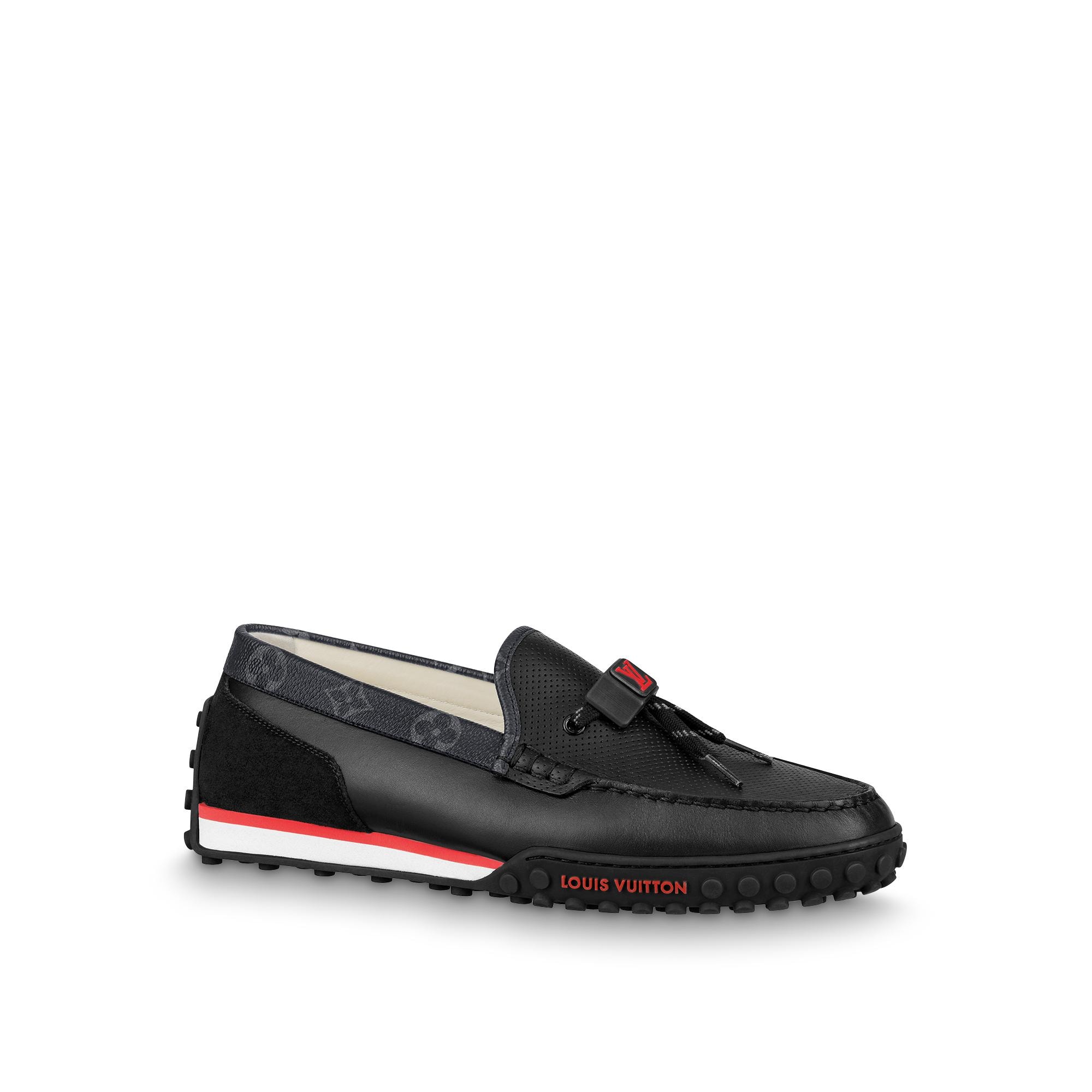 LV Racer Mocassin in Black - MEN - Shoes | LOUIS VUITTON ®