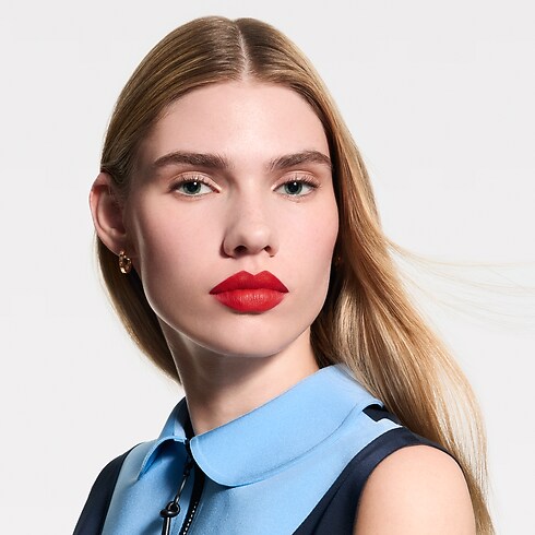 Lèvres } LV Rouge - Rouge à lèvres mat | Louis Vuitton ® (Zoom produit)