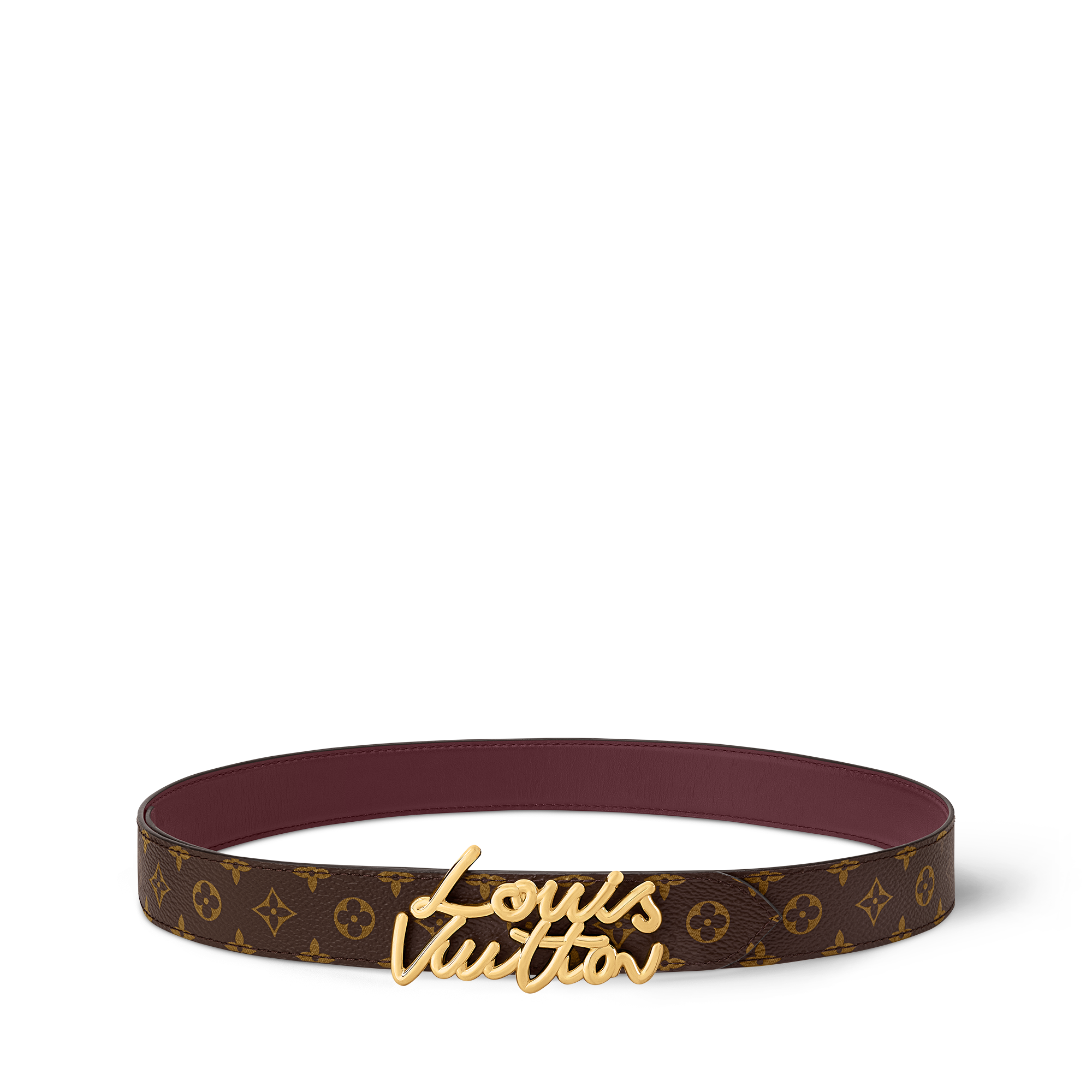  Accessories Belts LV Script 30mm Belt | Louis Vuitton ® (Product zoom)