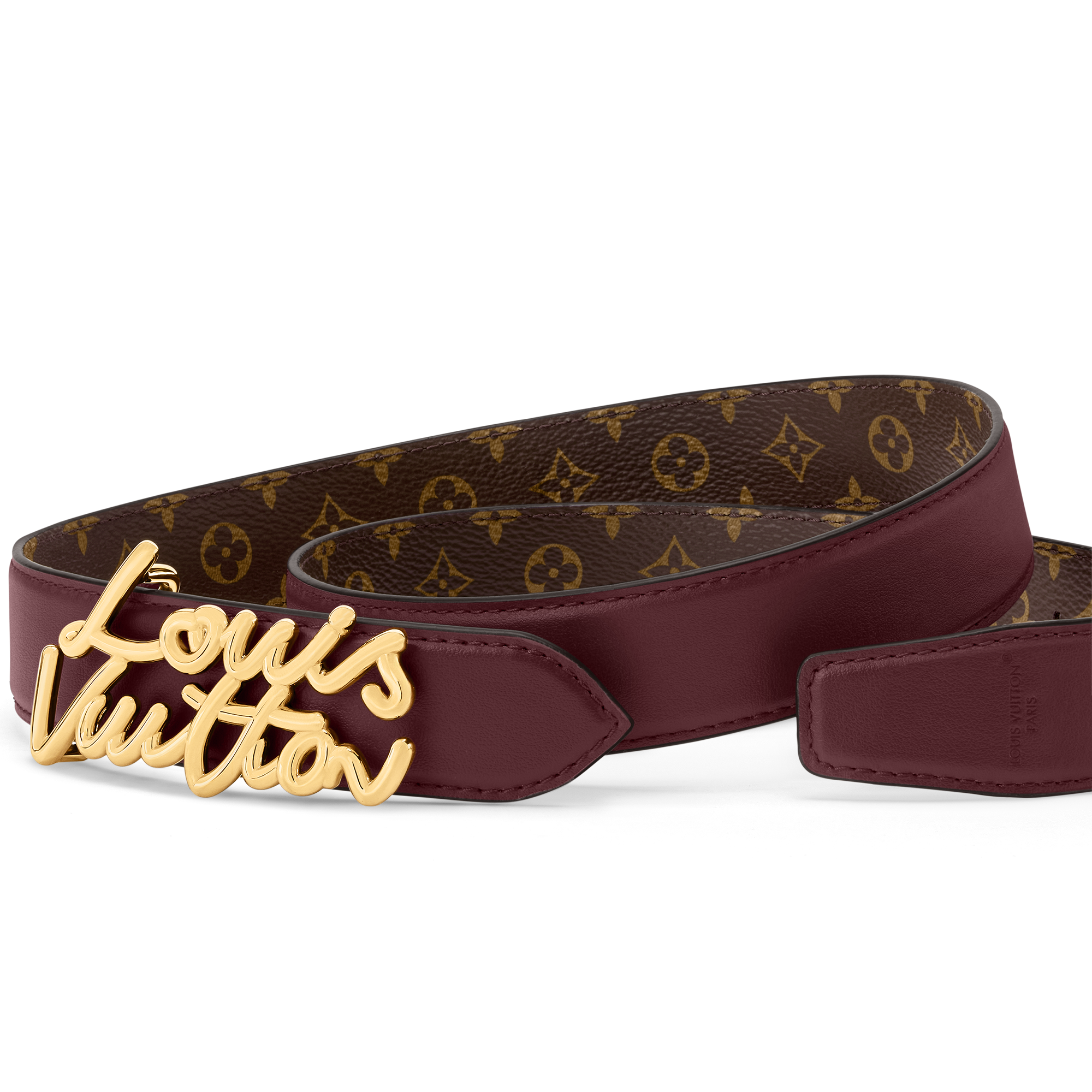  Accessories Belts LV Script 30mm Belt | Louis Vuitton ® (Product zoom)