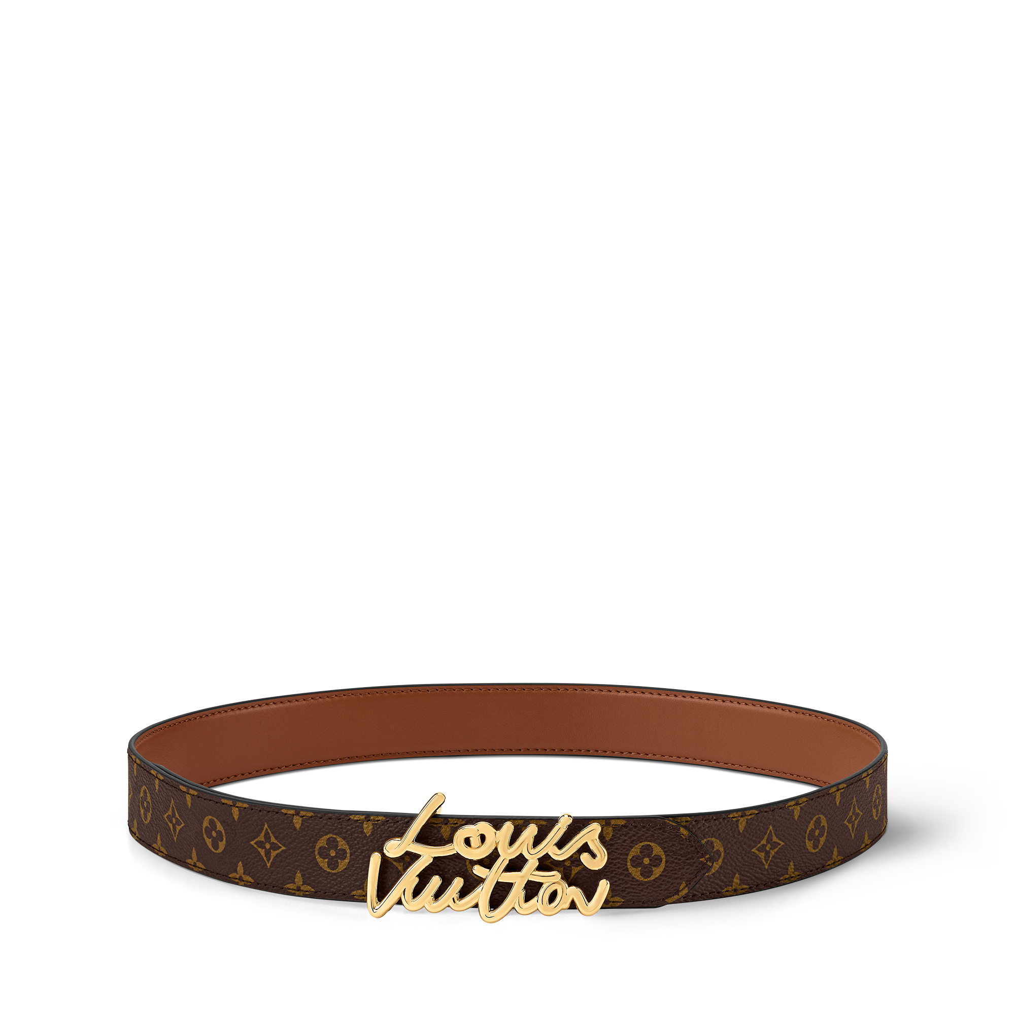  Accessories Belts LV Script 30mm Belt | Louis Vuitton ® (Product zoom)