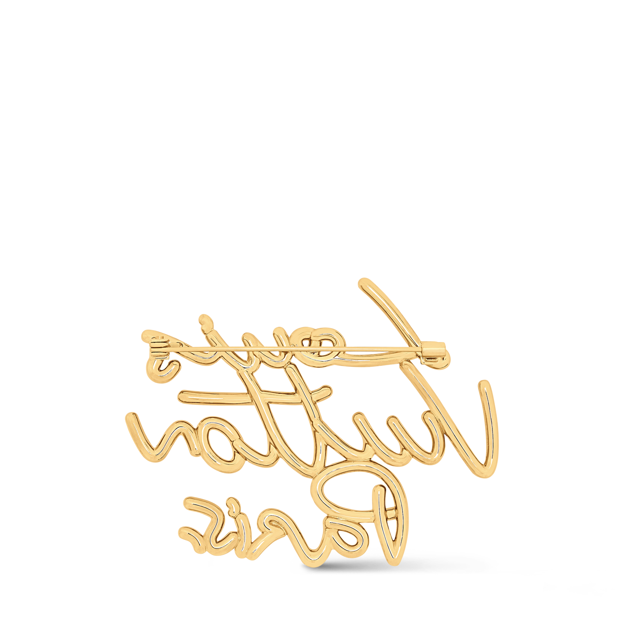 S00 Fashion Jewelry All Fashion Jewelry LV Script Brooch | Louis Vuitton ® (Product zoom)