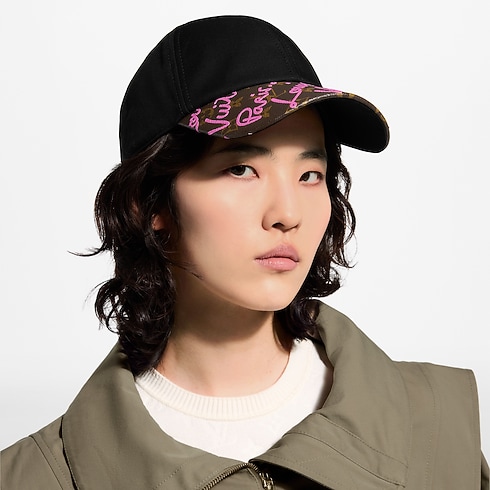 S00 Accessories Hats and Gloves LV Script Cap | Louis Vuitton ® (Product zoom)