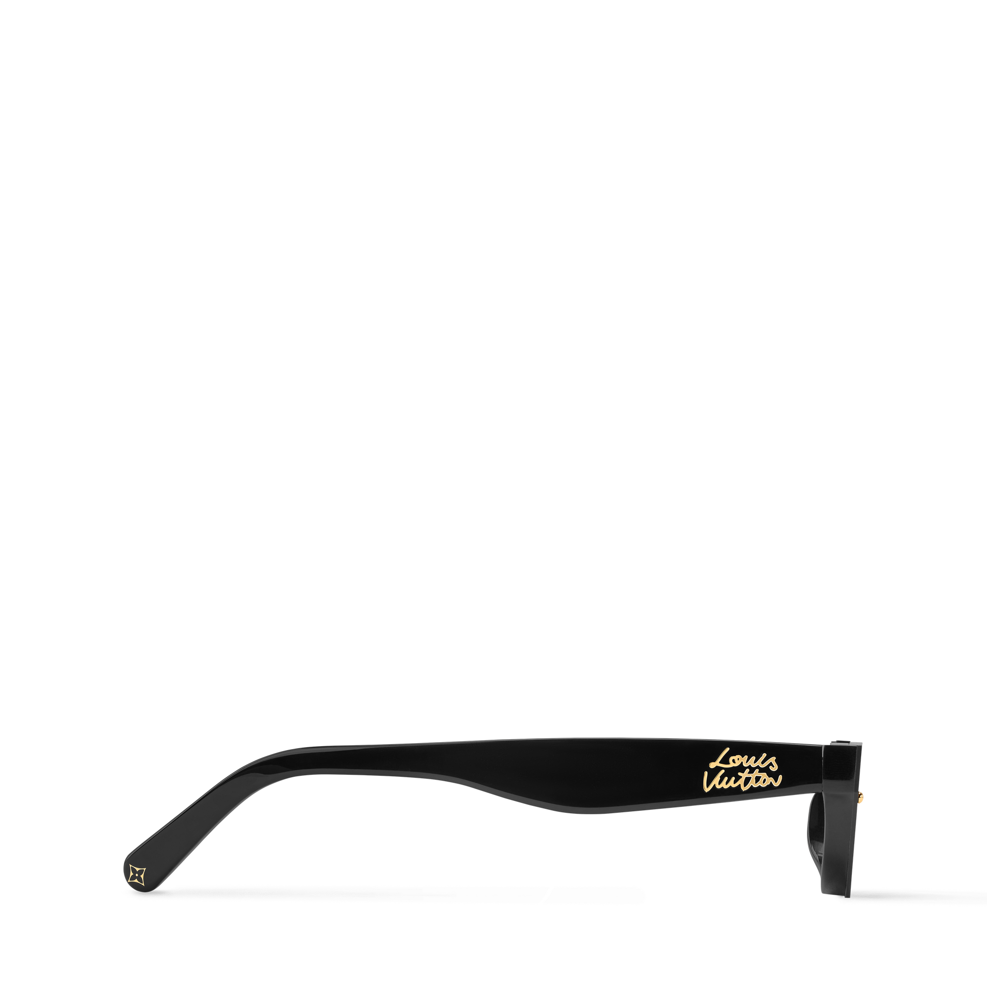 S00 Accessories Eyewear LV Script Rectangle Sunglasses | Louis Vuitton ® (Product zoom)