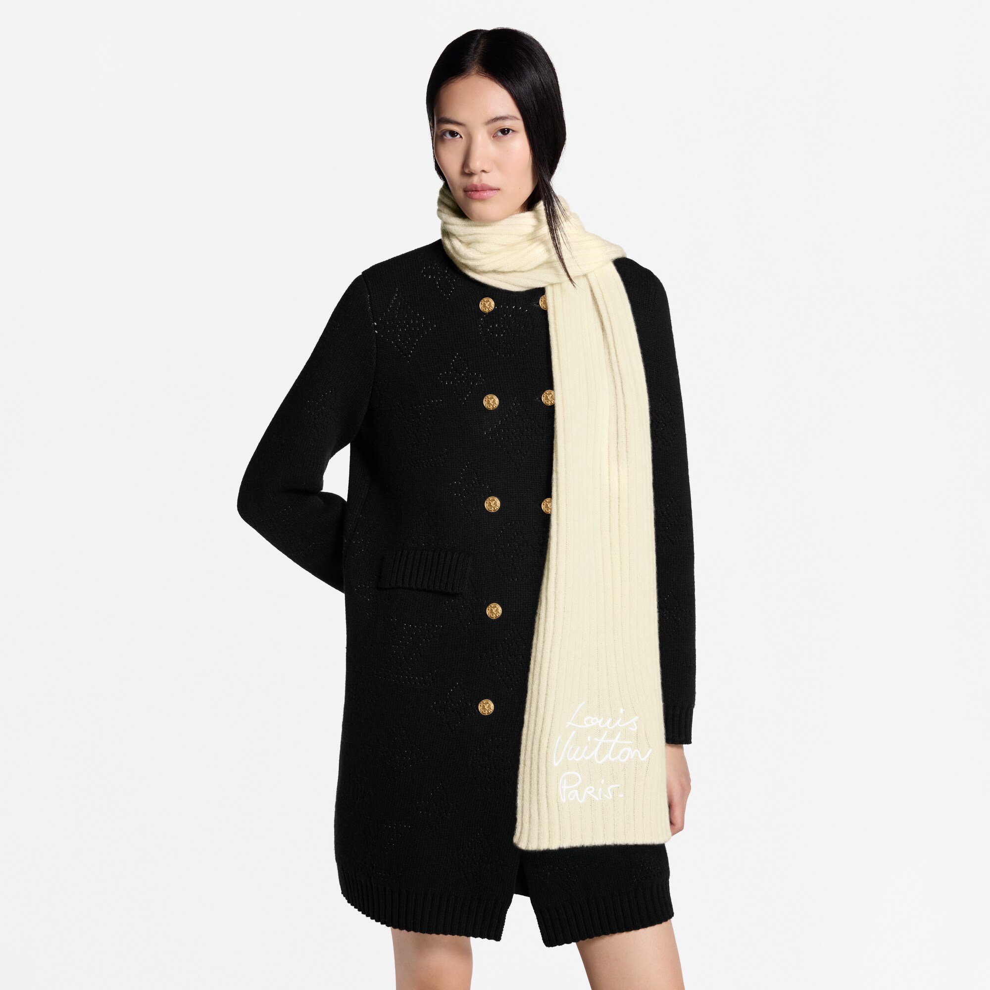 S00 Accessories Scarves  LV Script Scarf | Louis Vuitton ® (Product zoom)