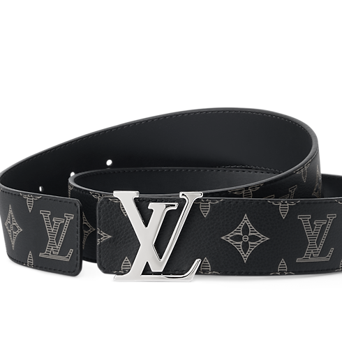 Monogram Shadow Accessories Belts LV Shadow 40mm Reversible Belt | Louis Vuitton ® (Product zoom)