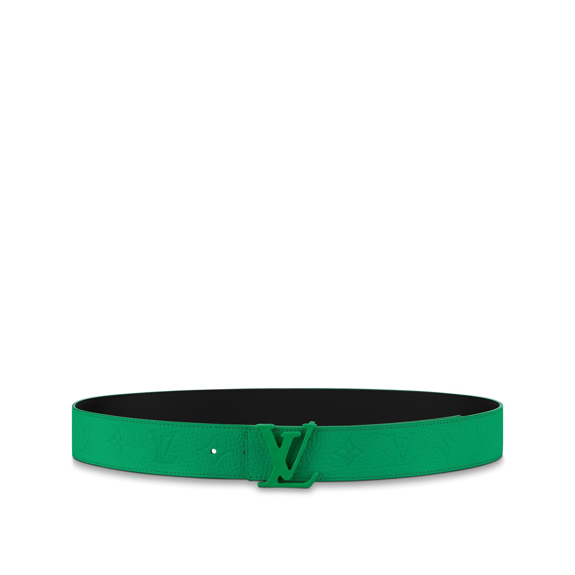 neon louis vuitton belt