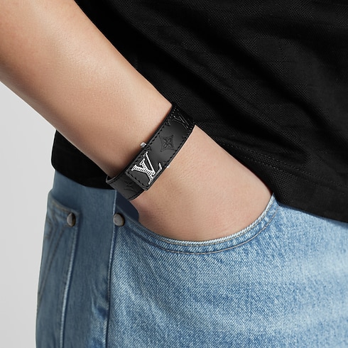 Monogram Shadow Bijoux Fantaisie Bracelets LV Slim Shadow Bracelet | Louis Vuitton ® (Zoom produit)