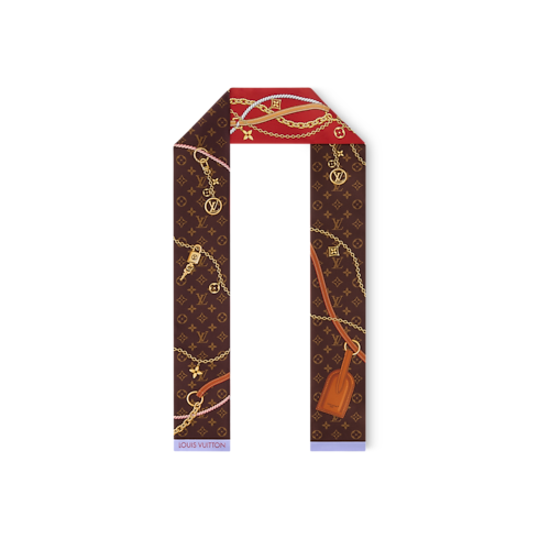 S00 Accessories Silk Squares and Bandeaus LV Strap Bandeau | Louis Vuitton ® (Product zoom)