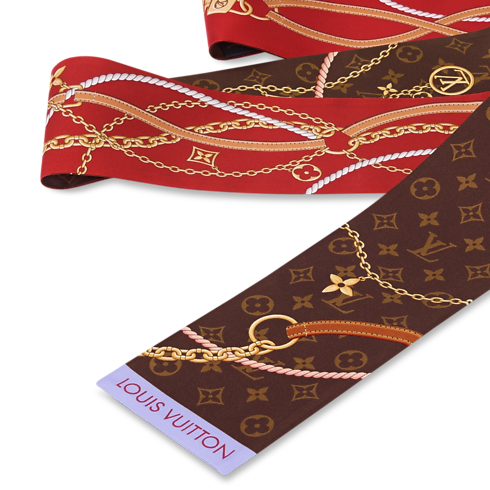 S00 Accessories Silk Squares and Bandeaus LV Strap Bandeau | Louis Vuitton ® (Product zoom)