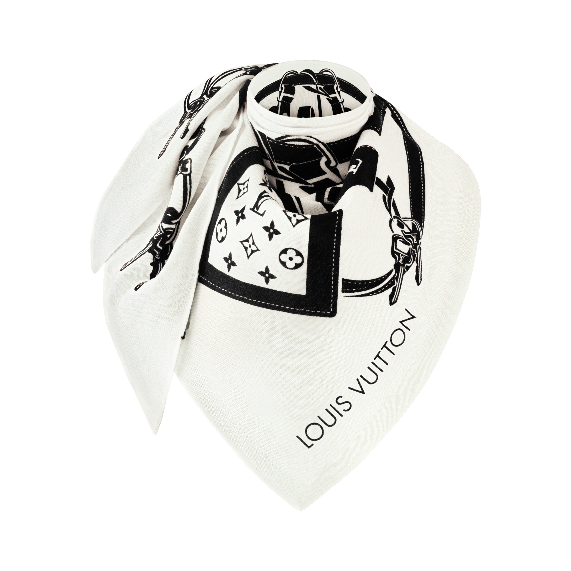 S00 Accessories Silk Squares and Bandeaus  LV Straps Triangle | Louis Vuitton ® (Product zoom)