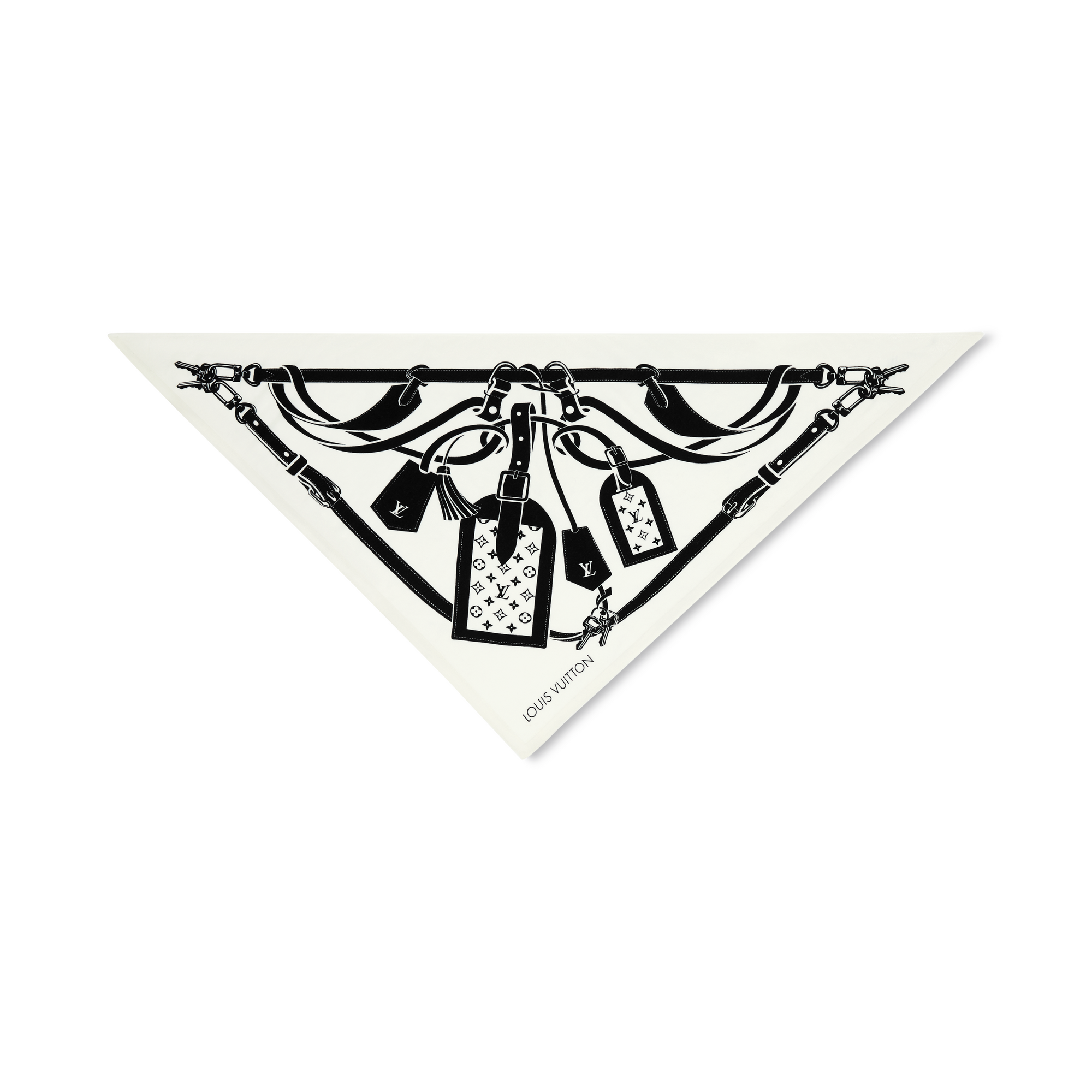 S00 Accessories Silk Squares and Bandeaus  LV Straps Triangle | Louis Vuitton ® (Product zoom)