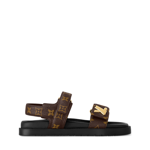 Shoes Sandals LV Sunset Flat Comfort Sandal | Louis Vuitton ® (Product zoom)