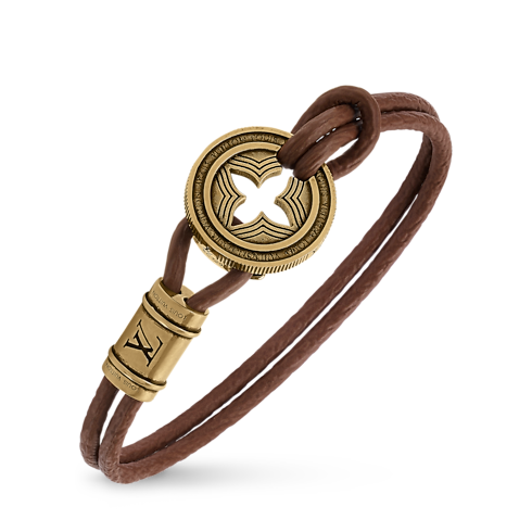 Accessories All Accessories LV Tic Tac Toe Leather Bracelet | Louis Vuitton ® (Product zoom)