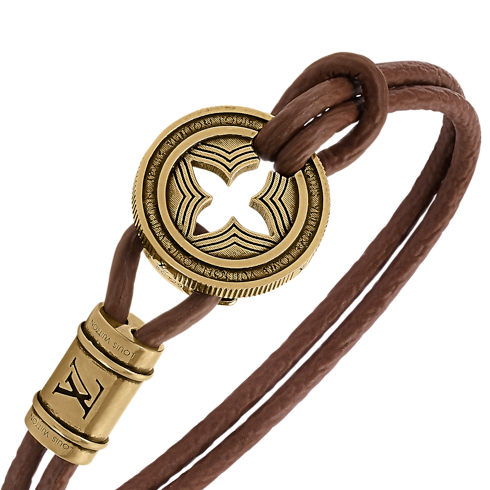 Accessories All Accessories LV Tic Tac Toe Leather Bracelet | Louis Vuitton ® (Product zoom)