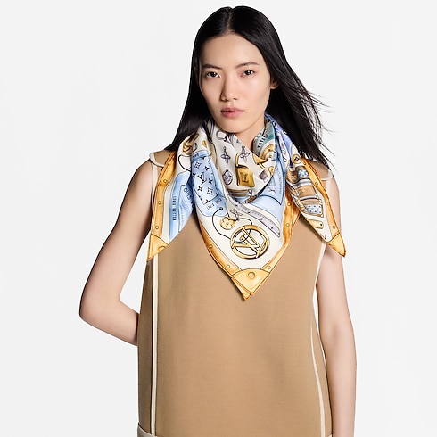 S00 Accessories Silk Squares and Bandeaus LV Tool Box Square 90 | Louis Vuitton ® (Product zoom)