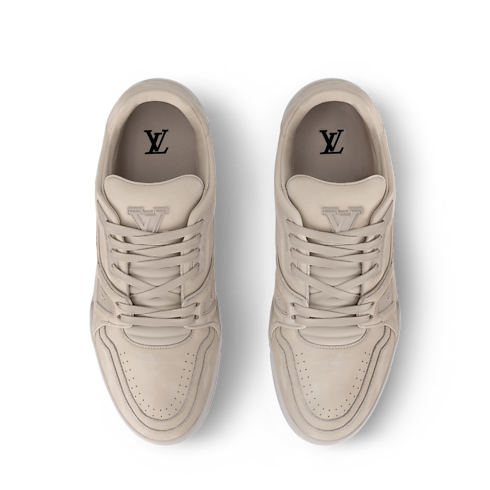 Shoes Sneakers LV Trainer Distressed Sneaker | Louis Vuitton ® (Product zoom)