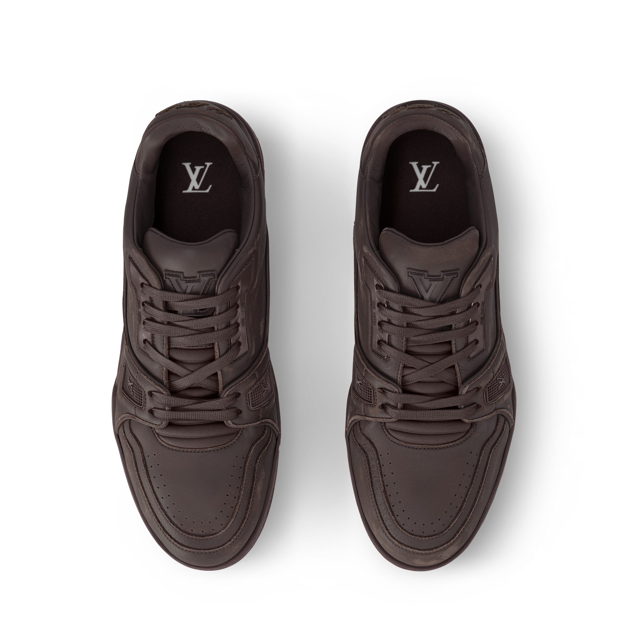  Shoes Sneakers LV Trainer Distressed Sneaker | Louis Vuitton ® (Product zoom)