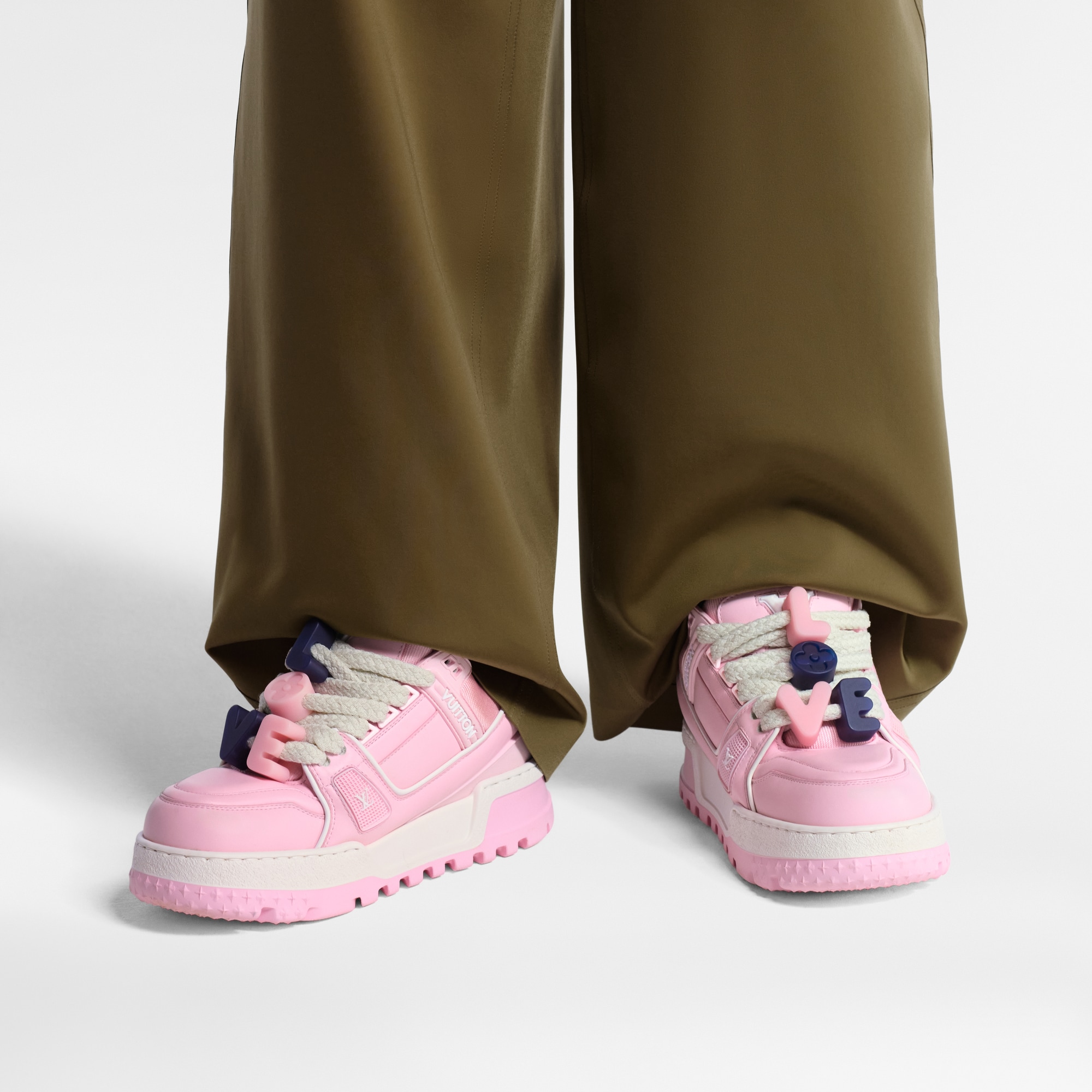 Pink Louis Vuitton Sneakers Louis Vuitton LV Trainer Maxi Purple Pink –  Sneaker Store Co