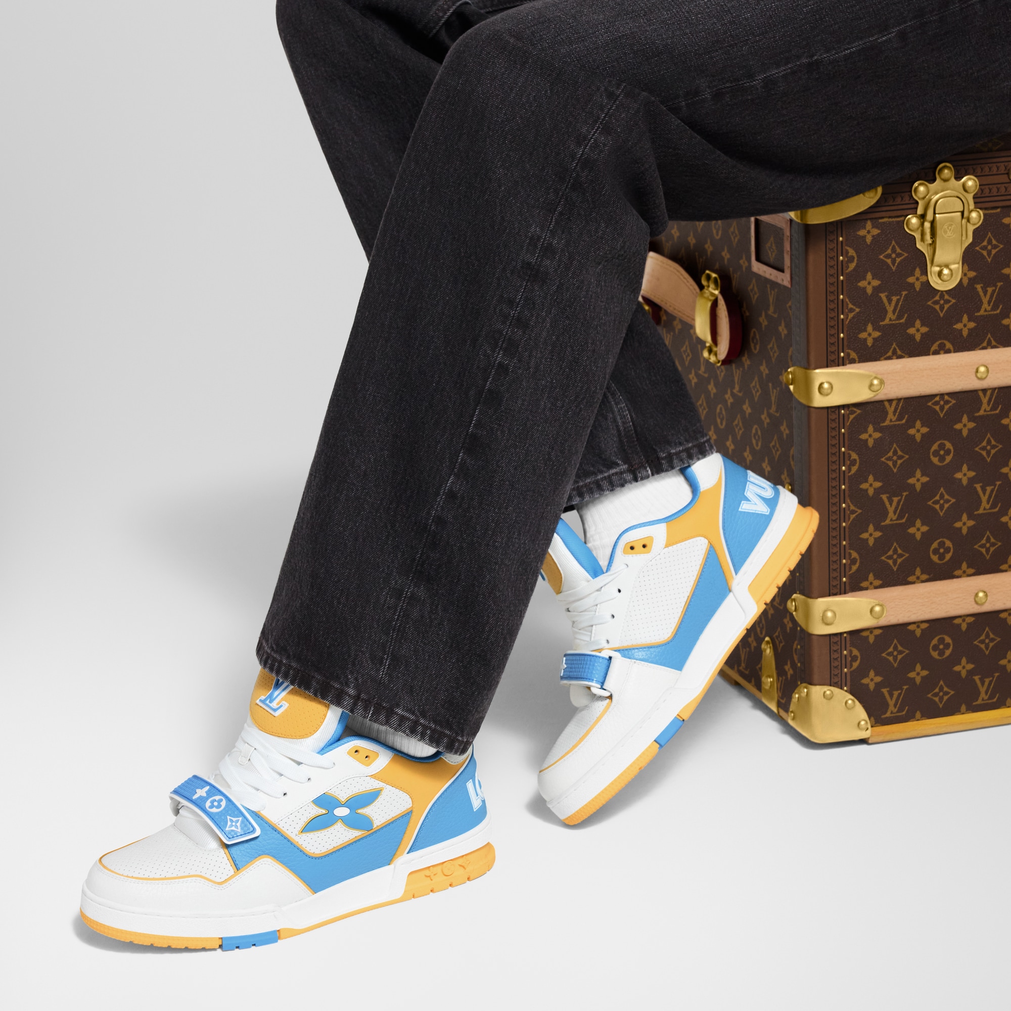  Souliers Sneakers LV Trainer Sneaker | Louis Vuitton ® (Zoom produit)