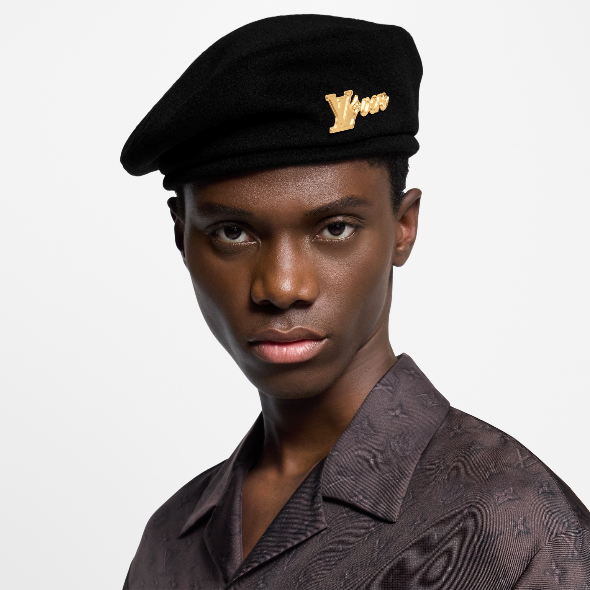 S00 Accessories Hats, Beanies and Gloves LV Vers Beret | Louis Vuitton ® (Product zoom)