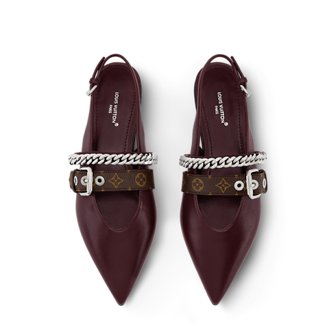 Shoes Loafers and Ballerinas LV Vibe Slingback Flat Ballerina | Louis Vuitton ® (Product zoom)