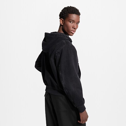 Ready-to-Wear All Ready-to-Wear LV Workwear Hooded Denim Blouson | Louis Vuitton ® (Product zoom)