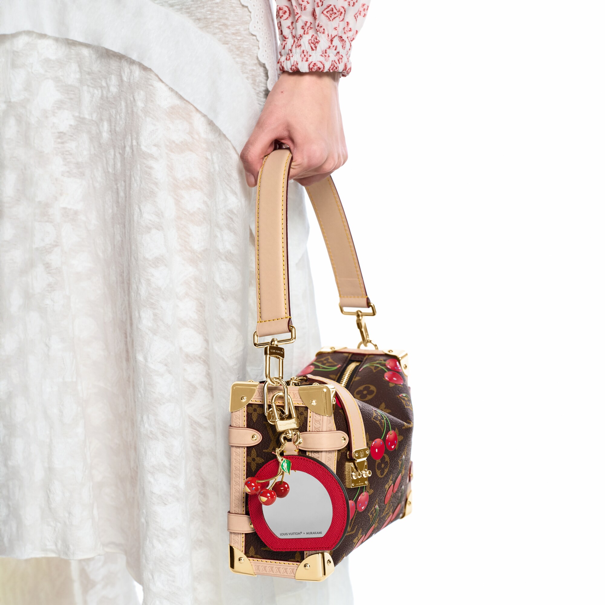 S00 Accessoires Porte-clés et Bijoux de Sac LV x TM - Bijou de sac LV Mini Mirror Cerise | Louis Vuitton ® (Zoom produit)