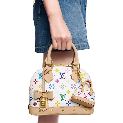 S00 Accessoires Porte-clés et Bijoux de Sac LV x TM - Bijou de sac Micro Alma Monogram Multicolore | Louis Vuitton ® (Zoom produit)