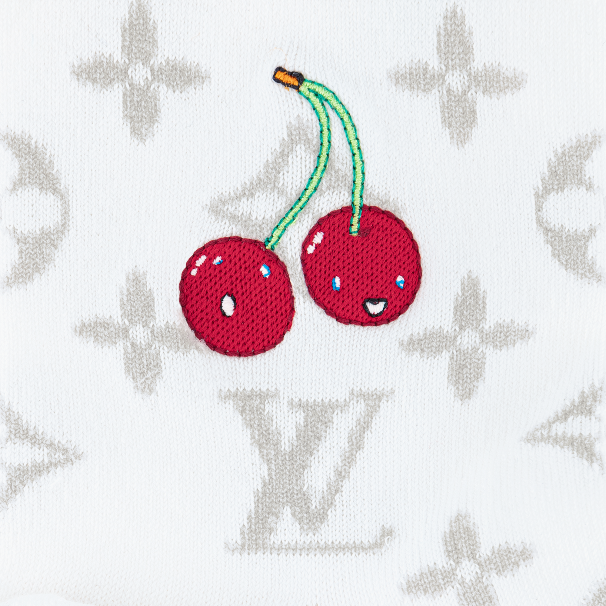 S00 Accessoires Chapeaux et Gants LV x TM - Chaussettes Monogram Cerise | Louis Vuitton ® (Zoom produit)