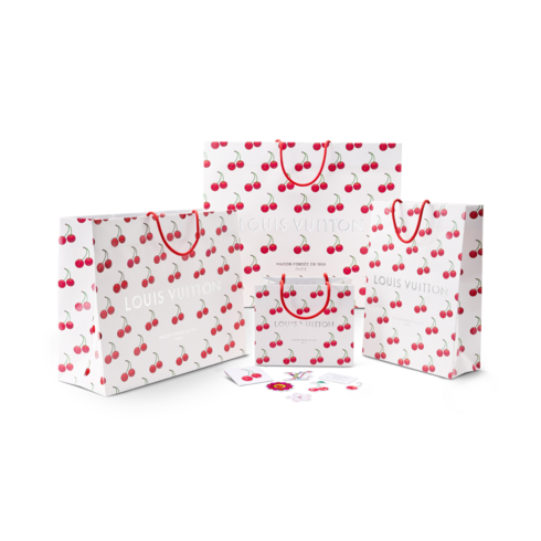 S00 Accessoires Porte-clés et Bijoux de Sac LV x TM - Dragonne Denim Cerise | Louis Vuitton ®