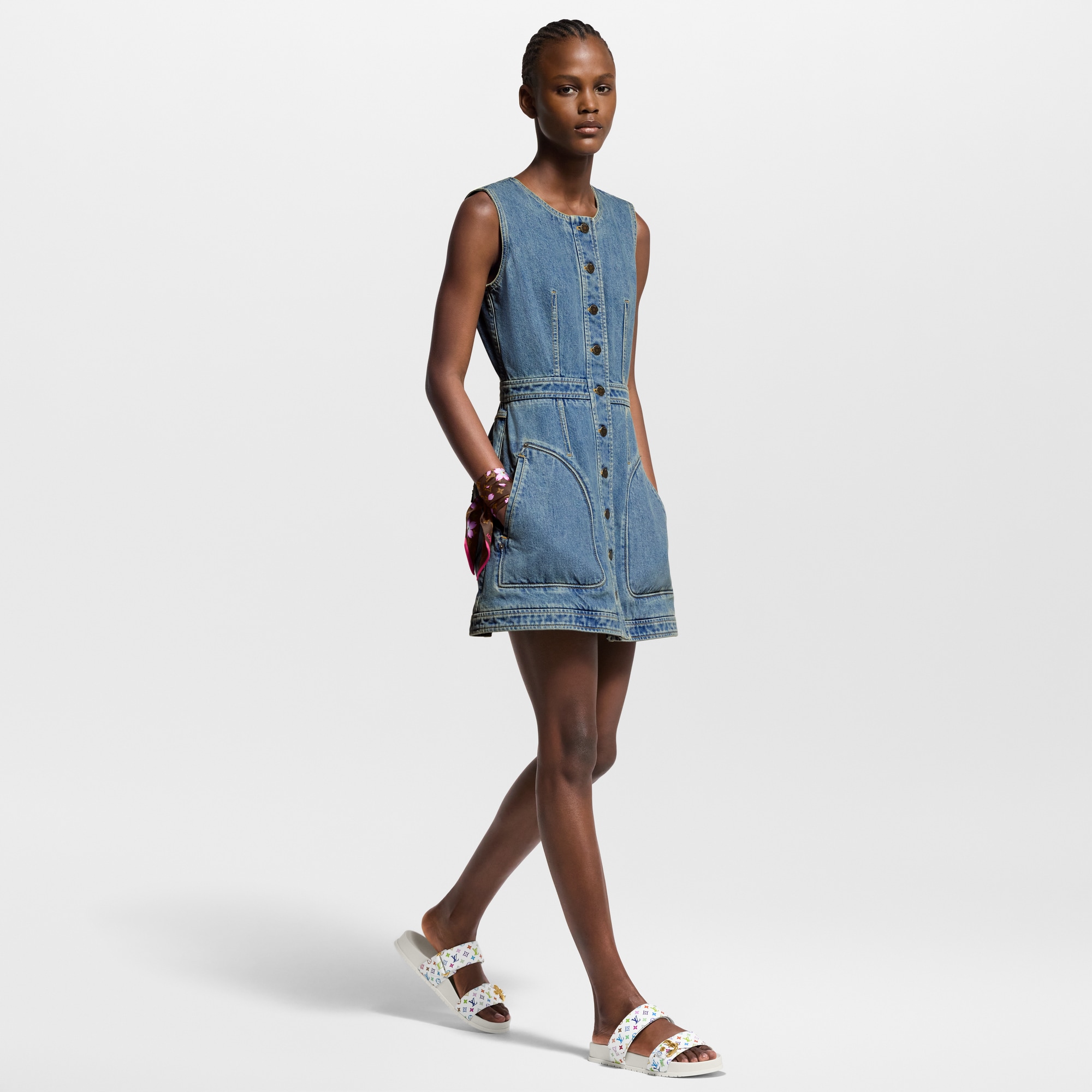  Souliers Mules et Slides LV x TM - Mule plate confort Bom Dia | Louis Vuitton ® (Zoom produit)